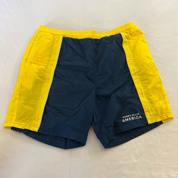 PERRY ELLIS Vintage 90’s Men’s Swimming Trunks, Size XL - Picture 1 of 7